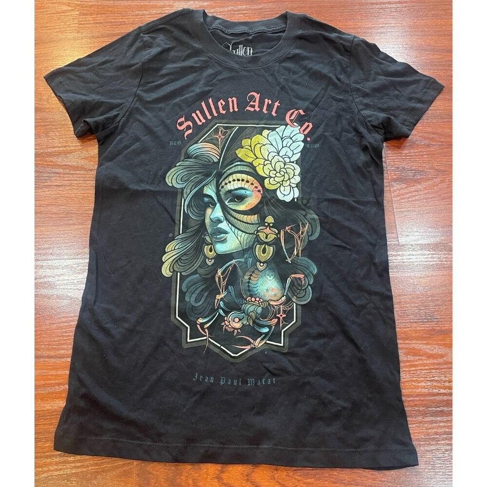 SULEN ART CO. BLACK TEE SZ SMALL
